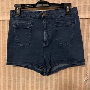 BDG pinup high waisted shorts - dark blue